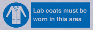 Lab coats must be worn in this area